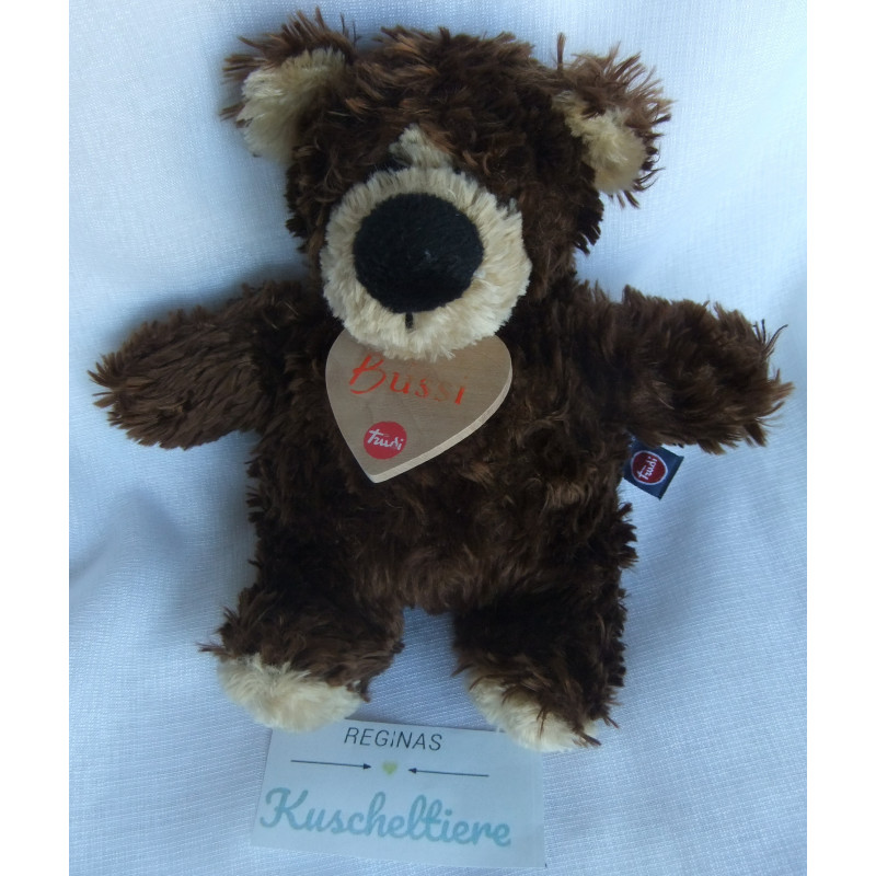 Trudi - Bussi - Plüschtier - Bär - Brauntöne - ca. 16 cm groß - Schlenker