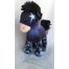 Nici -  Green - Plüschtier - Pony Starflower -  schwarz , hellblau, lila, rosa - ca. 15 cm hoch und ca. 11 cm lang - stehend