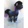 Nici -  Green - Plüschtier - Pony Starflower -  schwarz , hellblau, lila, rosa - ca. 15 cm hoch und ca. 11 cm lang - stehend