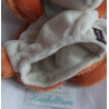 Kaloo - Handpuppe - Fuchs Paprika orange, weiß mit Halstuch hellblau - ca. 25 cm lang