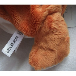 Kaloo - Handpuppe - Fuchs Paprika orange, weiß mit Halstuch hellblau - ca. 25 cm lang