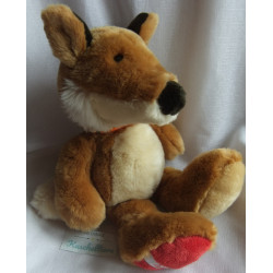 Sigikid - Plüschtier - Red Friends - Fuchs braun, creme und roter Pfote  - ca. 30 cm groß - Schlenker - Halstuch fehlt