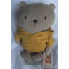 Sigikid - Kuscheltier Spielfigur - Kuschelbiberbär O'Lui mit Hoody - ca. 34 cm groß - Schlenker