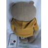 Sigikid - Kuscheltier Spielfigur - Kuschelbiberbär O'Lui mit Hoody - ca. 34 cm groß - Schlenker