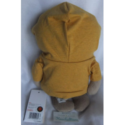 Sigikid - Kuscheltier Spielfigur - Kuschelbiberbär O'Lui mit Hoody - ca. 34 cm groß - Schlenker