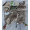 Babydream - Schmusetuch - Schildkröte - Musselin - beige, grün, bunte Knotenenden - ca. 40 cm lang