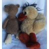 Sigikid - Plüschtierpärchen - Ente Vintage und Bär Ach Good