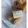 Original Teddy Hermann - Mohair - Miniatur - Bär Teddy - golden - ca. 10 cm groß