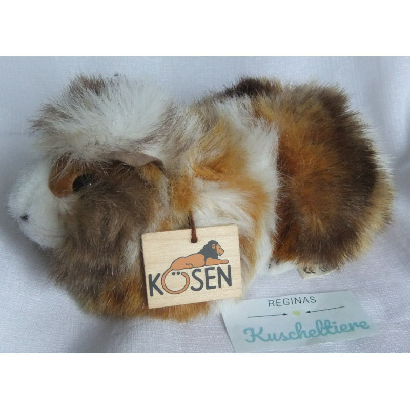 Kösener Spielzeug Manufaktur GmbH - Plüschtier - Meerschweinchen - braun - ca. 17 cm groß - liegend