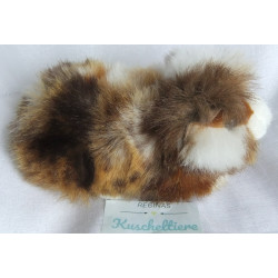 Kösener Spielzeug Manufaktur GmbH - Plüschtier - Meerschweinchen - braun - ca. 17 cm groß - liegend