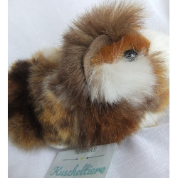 Kösener Spielzeug Manufaktur GmbH - Plüschtier - Meerschweinchen - braun - ca. 17 cm groß - liegend