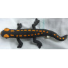 Kösener Spielzeug Manufaktur GmbH - Stofftier - Feuersalamander - ca. 35 cm groß - liegend