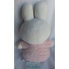 Tiamo/Bruna - Spieltier - Miffy mit Rasselgeräusch - Plüsch, Strick - weiß, rosa  - ca. 25 cm groß - sitzend