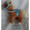 Nici - Plüschtier - Haflinger - Pferd Leotie mit Zaumzeug und Sattel - ca. 17 cm hoch und ca. 15 cm lang  - stehend