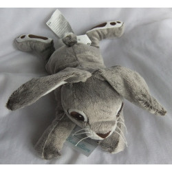 Ikea - Plüschtier - Vandring Hare - Kaninchen - grau, weiß, braun - ca. 40 cm lang - liegend