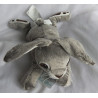 Ikea - Plüschtier - Vandring Hare - Kaninchen - grau, weiß, braun - ca. 40 cm lang - liegend