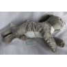 Ikea - Plüschtier - Vandring Hare - Kaninchen - grau, weiß, braun - ca. 40 cm lang - liegend