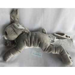 Ikea - Plüschtier - Vandring Hare - Kaninchen - grau, weiß, braun - ca. 40 cm lang - liegend