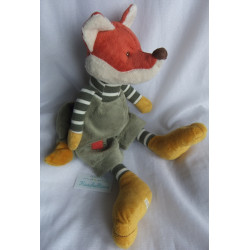 Bukowski Design - Plüschtier - Fuchs Foxy - grün, rotbraun - ca. 45 cm groß - Schlenker