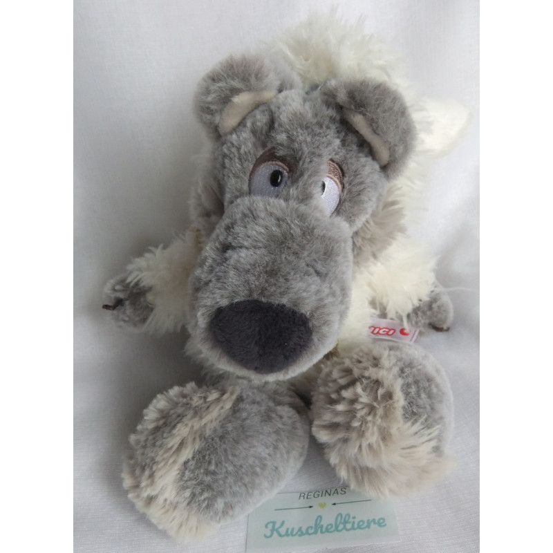 Nici - Plüschtier - Jolly Mäh Wolf Ulvy im Schafspelz - Grauntöne, weiß - ca. 25 cm groß - Schlenker
