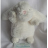 TCM - Tchibo - Plüschtier - Hase - weiß - ca. 16 cm groß - sitzend