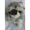 Ikea - Plüschtier - Waschbär - Grautöne, weiß - ca. 20 cm hoch - sitzend