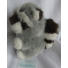 Ikea - Plüschtier - Waschbär - Grautöne, weiß - ca. 20 cm hoch - sitzend