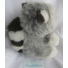 Ikea - Plüschtier - Waschbär - Grautöne, weiß - ca. 20 cm hoch - sitzend