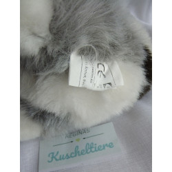 Ikea - Plüschtier - Waschbär - Grautöne, weiß - ca. 20 cm hoch - sitzend