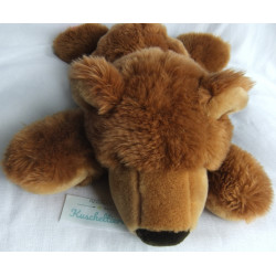 Sigikid - Plüschtier - Red Friends Rote Pfote - Bär mit rotem Halstuch und roter Pfote  - ca. 45 cm groß - liegend