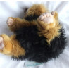 Hansa Creation - Handpuppe - Hund - schwarz, braun - ca. 30 cm lang