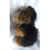 Hansa Creation - Handpuppe - Hund - schwarz, braun - ca. 30 cm lang