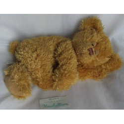 Interpräsent GmbH - Plüschtier - Bär mit Schlafaugen - braun - ca. 30 cm lang - liegend