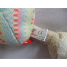 Sigikid - Plüschtier - Strick, Plüsch - Hase - bunte Motive - ca. 25 cm groß - Schlenker
