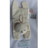 H&M - Kuscheltuch Schmusetuch - Musselin - Hase - creme - ca. 22 cm lang