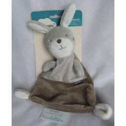 Babydream - Schmusetuch - Hase - braun, grau, weiß - ca. 25 cm lang