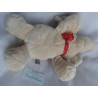 Nici - Plüschtier - Love - Elefant Max beige mit Halstuch rot mit Loveschriftzug - Magnet in Rüssel und Vorderfüßchen