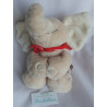 Nici - Plüschtier - Love - Elefant Max beige mit Halstuch rot mit Loveschriftzug - Magnet in Rüssel und Vorderfüßchen