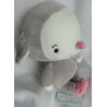 H&M - Plüschtier - Maus - grau, rosa, weiß - ca. 27 cm groß - Schlenker