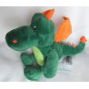 Ferrero - Kinderschokolade - Plüschtier - Drache Luka Loderflügel mit Knisterflügel - grün, orange - ca. 25 cm groß - Schlenker