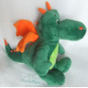 Ferrero - Kinderschokolade - Plüschtier - Drache Luka Loderflügel mit Knisterflügel - grün, orange - ca. 25 cm groß - Schlenker