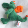Ferrero - Kinderschokolade - Plüschtier - Drache Luka Loderflügel mit Knisterflügel - grün, orange - ca. 25 cm groß - Schlenker