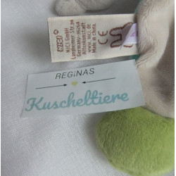 Nici - My first Nici - Schmusetuch - Bär - beige, türkis, grün - ca. 25 cm lang