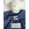 Sigikid - Schmusetuch - Frottee Stoff Mondschäfle Schaf mit Halstuch - blau mit Sternchen - ca. 25 cm lang