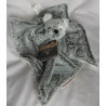 Blankets & Beyond - NUNU Collection - Schmusetuch Hund - grau-weiß meliert - ca. 36 cm x 34 cm groß