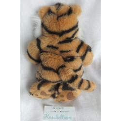Puppe im Tigerkostüm - Vintage - Vinylgesicht und Hände - ca. 22 cm groß - Schlenker