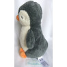 TCM - Tchibo - Plüschtier - Pinguin - anthrazit, weiß, orange - ca. 23 cm groß - sitzend