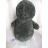 TCM - Tchibo - Plüschtier - Pinguin - anthrazit, weiß, orange - ca. 23 cm groß - sitzend