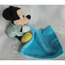 Nicotoy - Disney - Schmusetuch - Mickey Mouse mit Schnuffeltuch - leuchtet im Dunklen