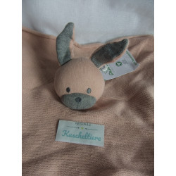 copy of Alana - DM - Schmusetuch - Strick - Nashorn - Beere und beige - ca. 34 cm x 34 cm groß